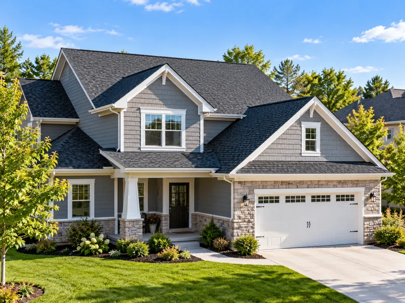 Illustrative home; not a verified Edge Roofing project.